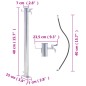 vidaXL Fuente de agua para jardín acero inoxidable redonda 40 cm vidaXL Fuente de agua para jardín acero inoxidable redonda 40 cm