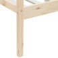 vidaXL Estructura de cama de madera maciza de pino 90x200 cm vidaXL Estructura de cama de madera maciza de pino 90x200 cm