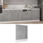 vidaXL Panel para lavavajillas contrachapada gris hormigón 59,5x3x67cm vidaXL Panel para lavavajillas contrachapada gris hormigón 59,5x3x67cm