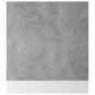 vidaXL Panel para lavavajillas contrachapada gris hormigón 59,5x3x67cm vidaXL Panel para lavavajillas contrachapada gris hormigón 59,5x3x67cm