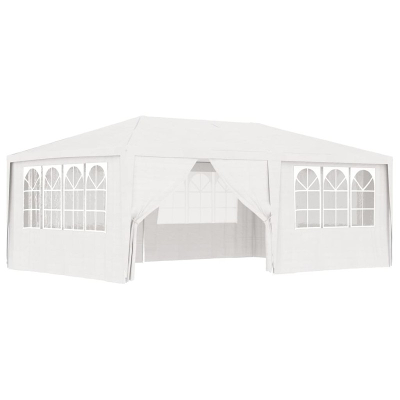vidaXL Carpa profesional para fiestas con paredes blanco 90 g/m² 4x6 m vidaXL Carpa profesional para fiestas con paredes blanco 90 g/m² 4x6 m