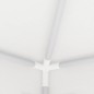 vidaXL Carpa profesional para fiestas con paredes blanco 90 g/m² 4x6 m vidaXL Carpa profesional para fiestas con paredes blanco 90 g/m² 4x6 m