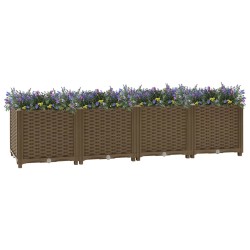vidaXL Arriate 160x40x38 cm polipropileno