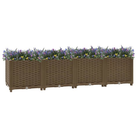 vidaXL Arriate 160x40x38 cm polipropileno