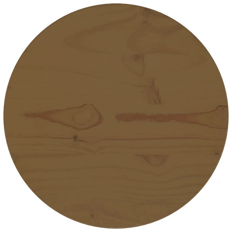 vidaXL Superficie de mesa madera maciza de pino marrón Ø30x2,5 cm vidaXL Superficie de mesa madera maciza de pino marrón Ø30x2,5 cm