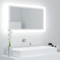 vidaXL Espejo de baño LED acrílico blanco 80x8,5x37 cm vidaXL Espejo de baño LED acrílico blanco 80x8,5x37 cm