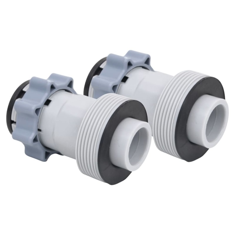 vidaXL Adaptadores para manguera de piscina tipo B 2 unidades vidaXL Adaptadores para manguera de piscina tipo B 2 unidades