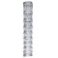 vidaXL Valla de jardín de acero galvanizado plateado 50x1 m vidaXL Valla de jardín de acero galvanizado plateado 50x1 m