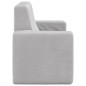 vidaXL Sofá para niños de 2 plazas felpa suave gris claro vidaXL Sofá para niños de 2 plazas felpa suave gris claro