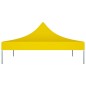 vidaXL Techo de carpa para celebraciones amarillo 3x3 m 270 g/m²