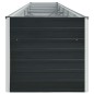 vidaXL Arriate de jardín de acero galvanizado antracita 400x80x77 cm vidaXL Arriate de jardín de acero galvanizado antracita 400x80x77 cm