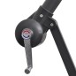 vidaXL Sombrilla voladiza 3 m blanco arena