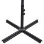 vidaXL Sombrilla voladiza 3 m blanco arena