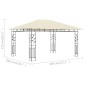 vidaXL Cenador con mosquitera color crema 4x3x2,73 m 180 g/m² vidaXL Cenador con mosquitera color crema 4x3x2,73 m 180 g/m²