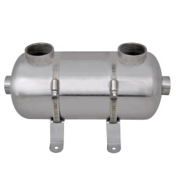 Intercambiador de calor para piscina, 355 x 134 mm, 40 kW