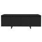vidaXL Mueble para TV madera contrachapada negro 120x30x40,5 cm