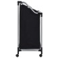 vidaXL Separador de colada con 3 bolsas acero negro vidaXL Separador de colada con 3 bolsas acero negro