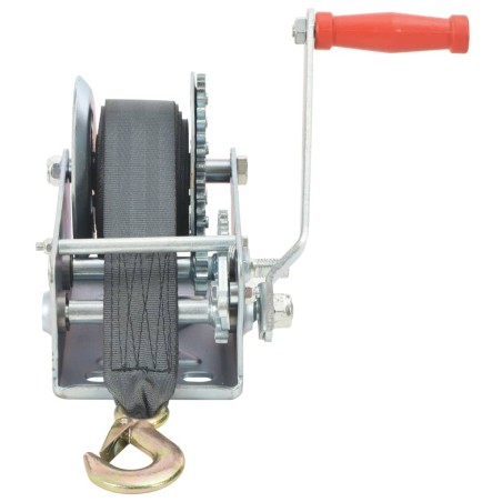 vidaXL Cabestrante manual con correa 1130 kg