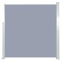 vidaXL Toldo lateral retráctil 140x300 cm gris vidaXL Toldo lateral retráctil 140x300 cm gris