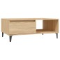 vidaXL Mesa de centro madera contrachapada color roble 90x60x35 cm vidaXL Mesa de centro madera contrachapada color roble 90x60x35 cm