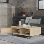 vidaXL Mesa de centro madera contrachapada color roble 90x60x35 cm vidaXL Mesa de centro madera contrachapada color roble 90x60x35 cm