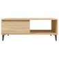 vidaXL Mesa de centro madera contrachapada color roble 90x60x35 cm vidaXL Mesa de centro madera contrachapada color roble 90x60x35 cm