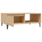 vidaXL Mesa de centro madera contrachapada color roble 90x60x35 cm vidaXL Mesa de centro madera contrachapada color roble 90x60x35 cm