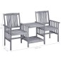 vidaXL Sillas de jardín con mesita madera maciza acacia 159x61x92 cm vidaXL Sillas de jardín con mesita madera maciza acacia 159x61x92 cm