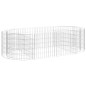vidaXL Arriate de gaviones de hierro galvanizado 200x100x50 cm vidaXL Arriate de gaviones de hierro galvanizado 200x100x50 cm
