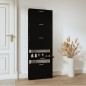 vidaXL Mueble zapatero madera contrachapada negro 59x17x169 cm vidaXL Mueble zapatero madera contrachapada negro 59x17x169 cm