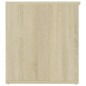 vidaXL Baúl de almacenaje madera contrachapada color roble 84x42x46cm vidaXL Baúl de almacenaje madera contrachapada color roble 84x42x46cm