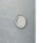 vidaXL Puerta corredera de cristal y aluminio 178 cm plateado 