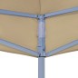 vidaXL Techo de carpa para celebraciones beige 4x3 m 270 g/m² vidaXL Techo de carpa para celebraciones beige 4x3 m 270 g/m²