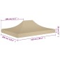 vidaXL Techo de carpa para celebraciones beige 4x3 m 270 g/m² vidaXL Techo de carpa para celebraciones beige 4x3 m 270 g/m²