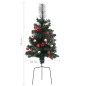 vidaXL Árboles de Navidad artificiales de camino 2 uds PVC 76 cm vidaXL Árboles de Navidad artificiales de camino 2 uds PVC 76 cm