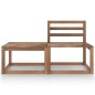 vidaXL Set de muebles de jardín 2 pzas madera pino impregnada marrón vidaXL Set de muebles de jardín 2 pzas madera pino impregnada marrón