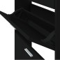 vidaXL Mueble zapatero madera contrachapada negro 59x17x169 cm vidaXL Mueble zapatero madera contrachapada negro 59x17x169 cm