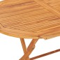 vidaXL Set comedor de jardín plegable 7 piezas madera maciza de teca