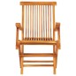 vidaXL Set comedor de jardín plegable 7 piezas madera maciza de teca