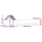 vidaXL Gallinero acero galvanizado 8x2x2 m vidaXL Gallinero acero galvanizado 8x2x2 m