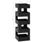 vidaXL Paragúero diseño tetris acero negro 