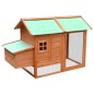 vidaXL Gallinero madera maciza pino y abeto 170x81x110 cm vidaXL Gallinero madera maciza pino y abeto 170x81x110 cm