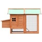 vidaXL Gallinero madera maciza pino y abeto 170x81x110 cm vidaXL Gallinero madera maciza pino y abeto 170x81x110 cm