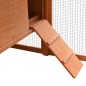 vidaXL Gallinero madera maciza pino y abeto 170x81x110 cm vidaXL Gallinero madera maciza pino y abeto 170x81x110 cm