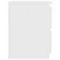 vidaXL Mesitas de noche 2 uds madera contrachapada blanco 30x30x40 cm vidaXL Mesitas de noche 2 uds madera contrachapada blanco 30x30x40 cm