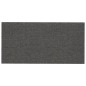 vidaXL Paneles de pared 12 uds tela gris oscuro 30x15 cm 0,54 m² vidaXL Paneles de pared 12 uds tela gris oscuro 30x15 cm 0,54 m²