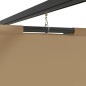 vidaXL Cenador con cortinas acero gris taupe 3x3 m vidaXL Cenador con cortinas acero gris taupe 3x3 m