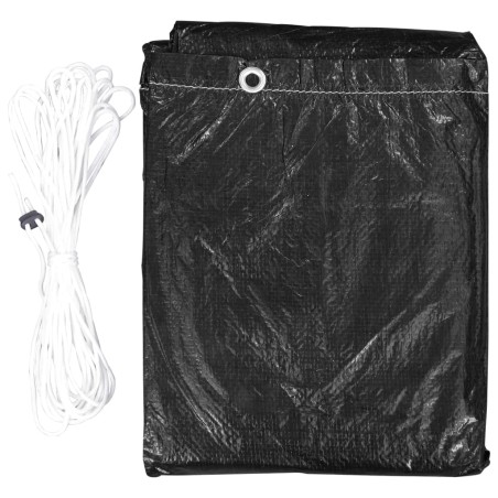 vidaXL Funda para muebles de jardín 10 ojales 325x90 cm