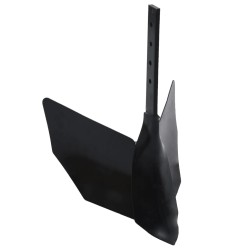 vidaXL Accesorio para arado de metal negro