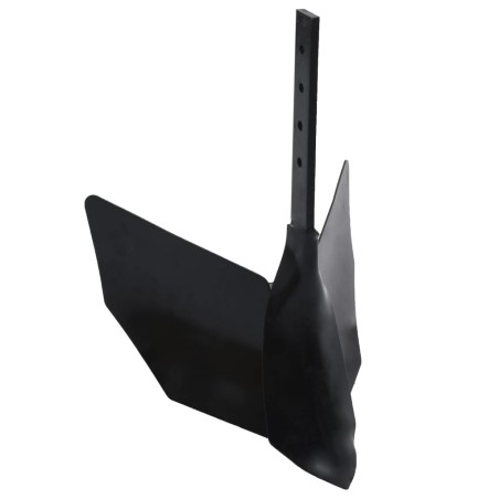 vidaXL Accesorio para arado de metal negro